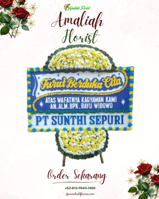 Papan Bunga Duka di Ngropoh
